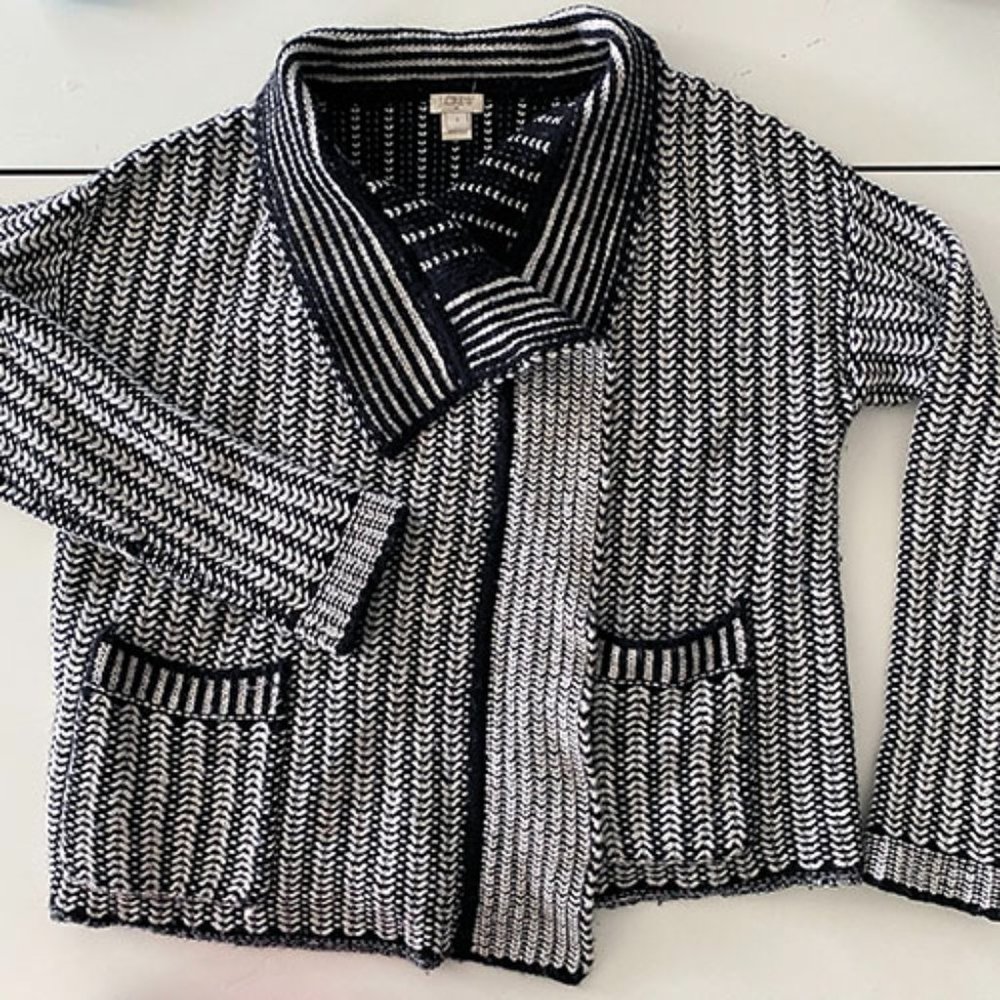JCrew Cozy Waterfall Front Cardigan sz Small